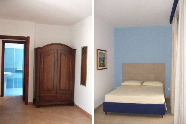 Camera da letto e bagno