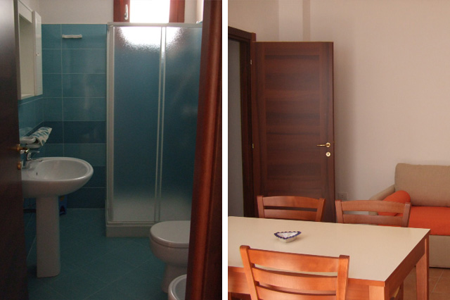 Salone e bagno
