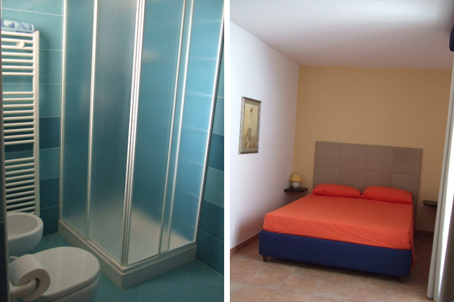 Letto e bagno